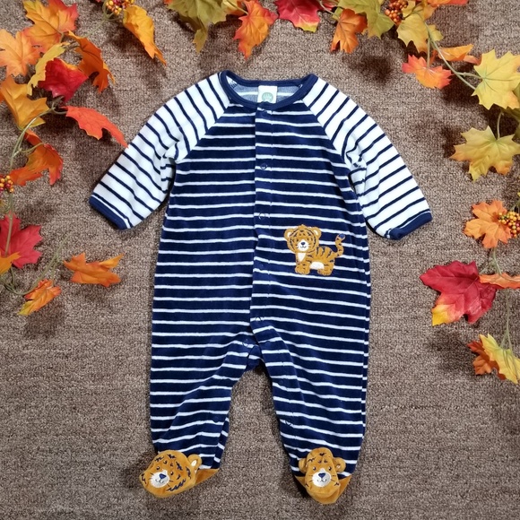 Little Me Other - 3 for $15 Little Me boy's warm fleece tiger pjs